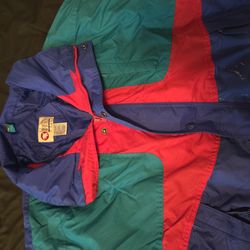 Vintage 80s Sports Afield Colorblock  Jacket Size L