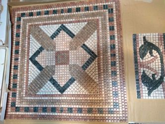 natural Stone/Maribel Cut.. medallion all centerpieces naturral Stipone marble travatean Stp