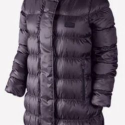  Nike Womens Down Hooded Parka Puffer Size S.$290