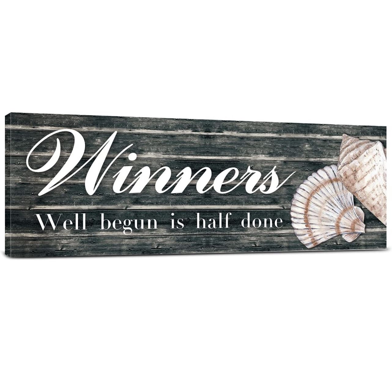 Inspirational Wall Art Quotes Office Wall Decor White Wall Decor for Bedroom -Word Artwork for Home Walls Pictures for Bathroom Wall Decor Inspiration