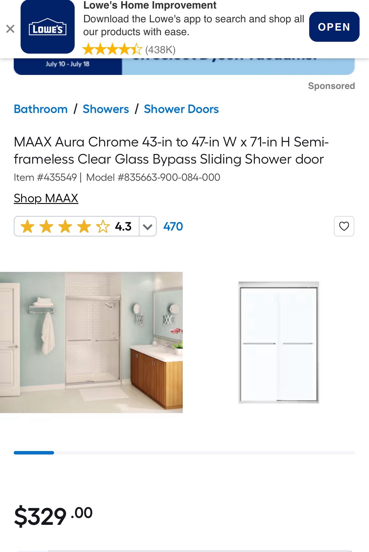 Shower Door
