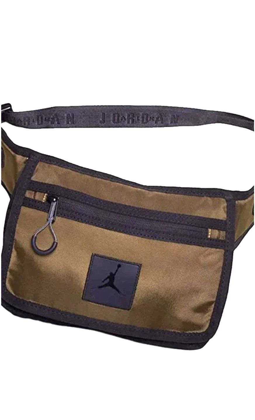 Nike Air Jordan crossbody belt bag olive green new no tag