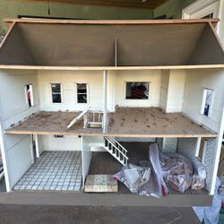 Vintage Wooden Doll House