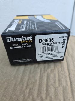 New AutoZone Gold Rear Brake Pads - Toyota / Lexus