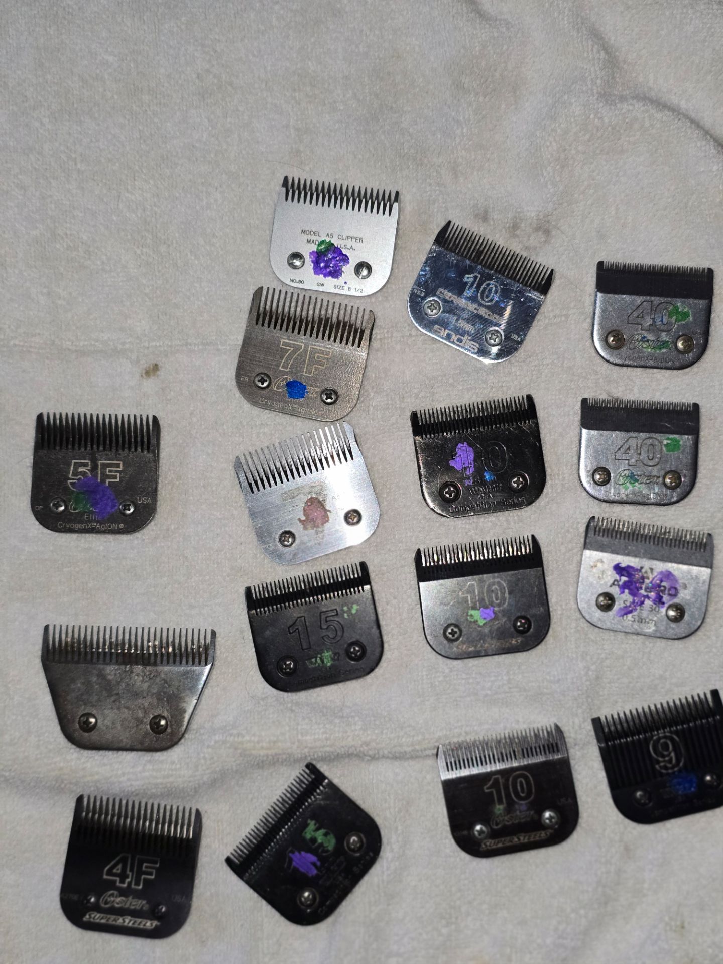 Pet Grooming Clipper Blades Oster Andis Wahl Artero