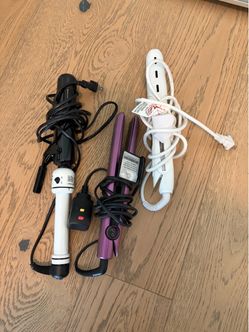 GHD Curling Wand and Hair Styling Tools Bundle