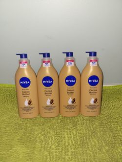 4 Nivea Body Lotion 16.9oz Cocoa Butter
