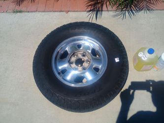 6Lug Aluminum Rim and Tire