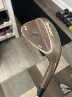 Cleveland 558 58 Degree Wedge, Regular Flex Steel Shaft, Standard Size Grip