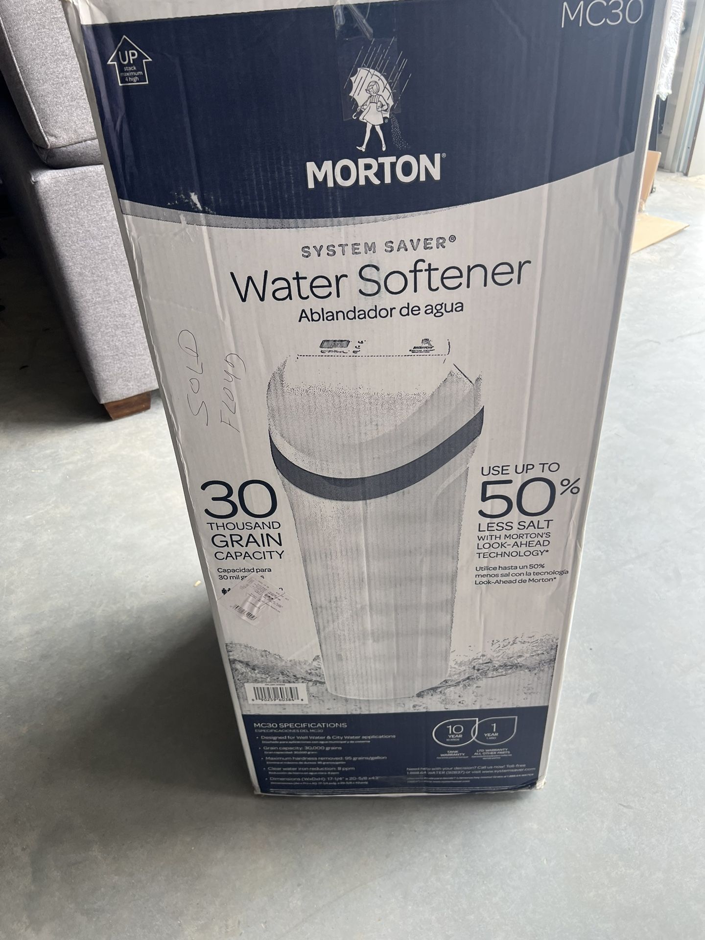 Water Softener, Morton M30