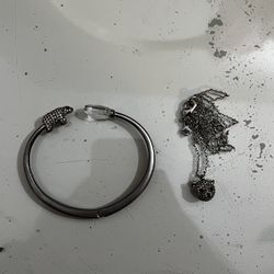 Kate Spade Polar Bear Necklace & Bracelet 