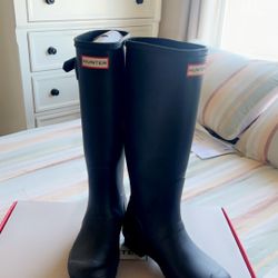 Hunter Rain boots Black Size 7