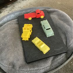 Lot Of 4 1950’s Plastic Toy Vehicles 