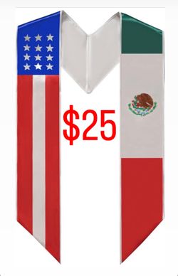 Nice American/| Mexican Graduation Stole $25