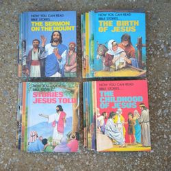 Vintage Now You Can Read (Set Of 30) Bible Stories Books