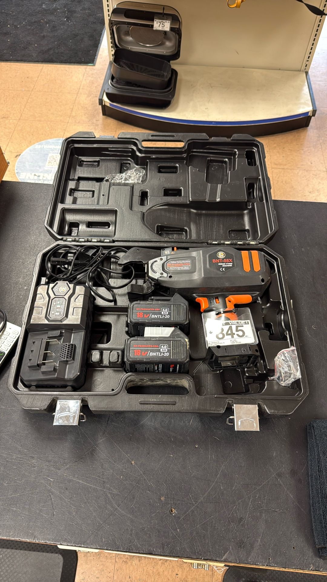 Rebar Tying Machine With Batteries And Charger