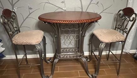 Heavy Duty 3 pc. Bar Table w/2stools