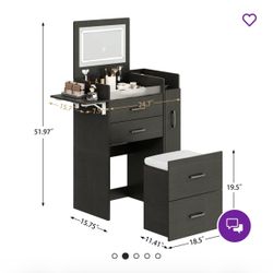 New Black vanity 
