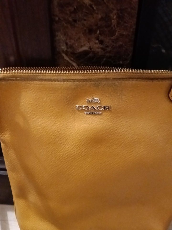 Coach Leather Crossbody Bag
