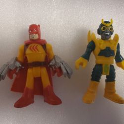 Imaginext DC Super Friends Catman Batman And DARKSEID MINION Action Figures 