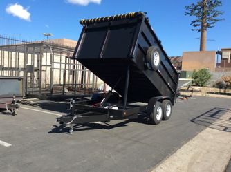 8x10x4 dump trailer