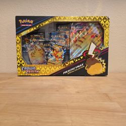 Unopened Pikachu VMAX Special Collection - Crown Zenith TCG
