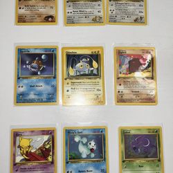 Pokemon 1st Edition, 2nd Edition, Fossil, Jungle, And Rocket 