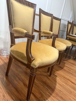 ✨ French Directoire-Style Antique Armchairs Set of 12 ✨