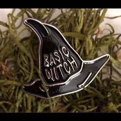 BASIC WITCH ENAMEL PIN WITCH JEWELRY 