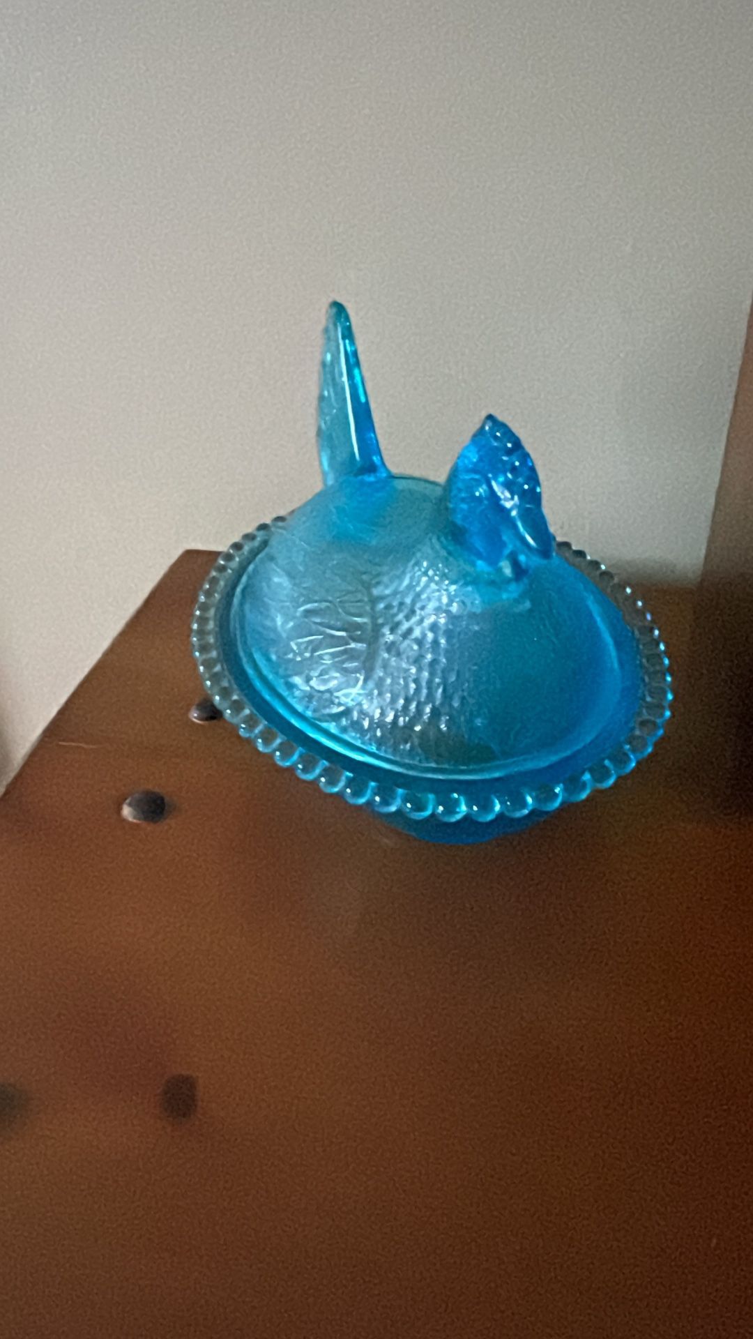 Vintage Glass Chicken Bowls
