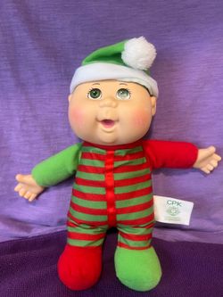 Cabbage Patch Jazwares Cutie Kane Holiday Elf Doll