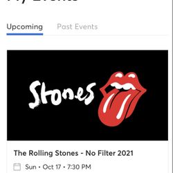 2 Rolling Stones Concert Tickets