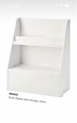 IKEA BERGIG Book Display with Storage