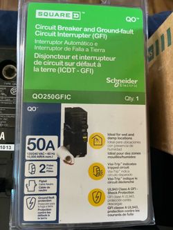 Square D 50 amp GFCI breaker