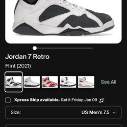 Jordan 7 Retro Flint (2021)