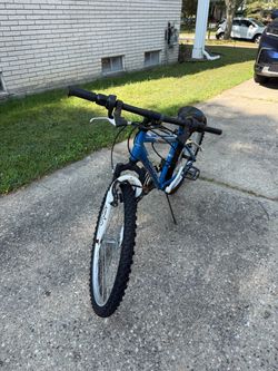 Huffy Blue and White Kids Mountain Bike