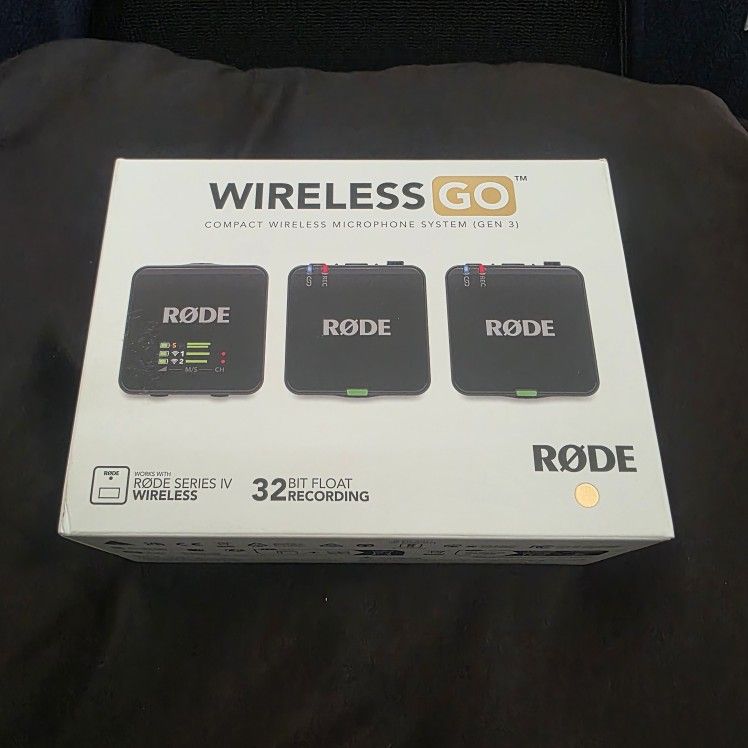 RODE Wireless GO (Gen 3) 2-Person Compact Digital Wireless Microphone System NEW