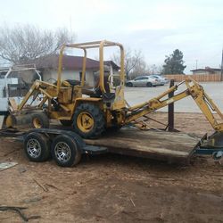 Tractor/backhoe work