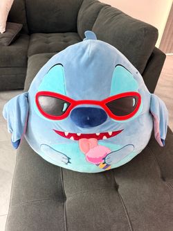 Large Stitch Squishmallow Plush – Blue