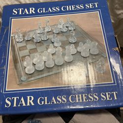 Glass Chess Set
