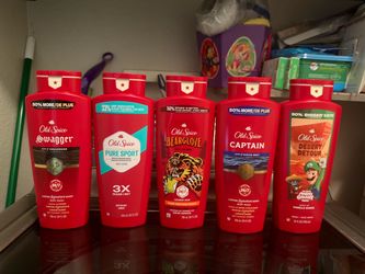 Brand new old spice bodywash (5) for ($25)(Cash only)(price is firm)
