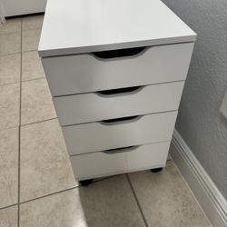 3, 4 Drawer Rolling Storage Cart.