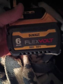 DeWalt 6ah flex volt battery and charger