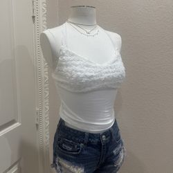 White Halter Top 