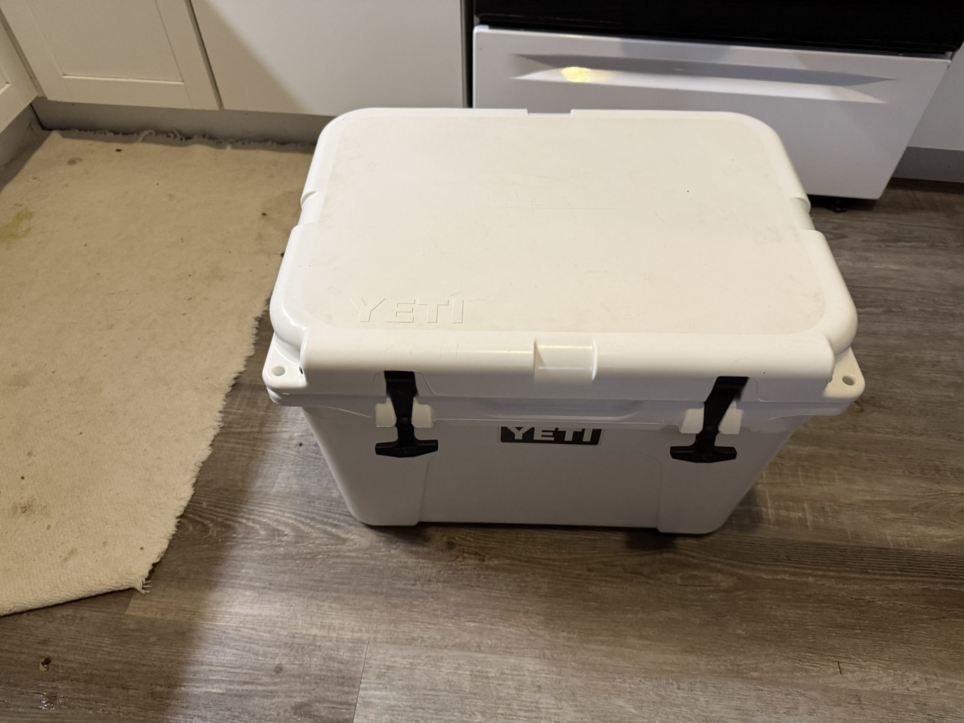 White Yeti 35 Gallon Cooler