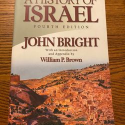 A History Of Israel By John Bright 