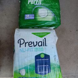 !! 2 Packs Protective Underwear Size Large 