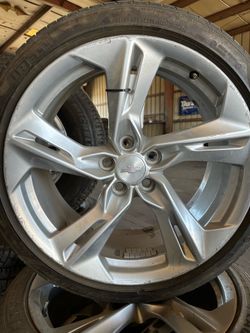 Chevy Camaro stock 20 inch wheels