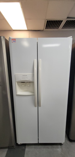 Frigidaire Side‑by‑Side Fridge – White, Ice & Water Dispenser