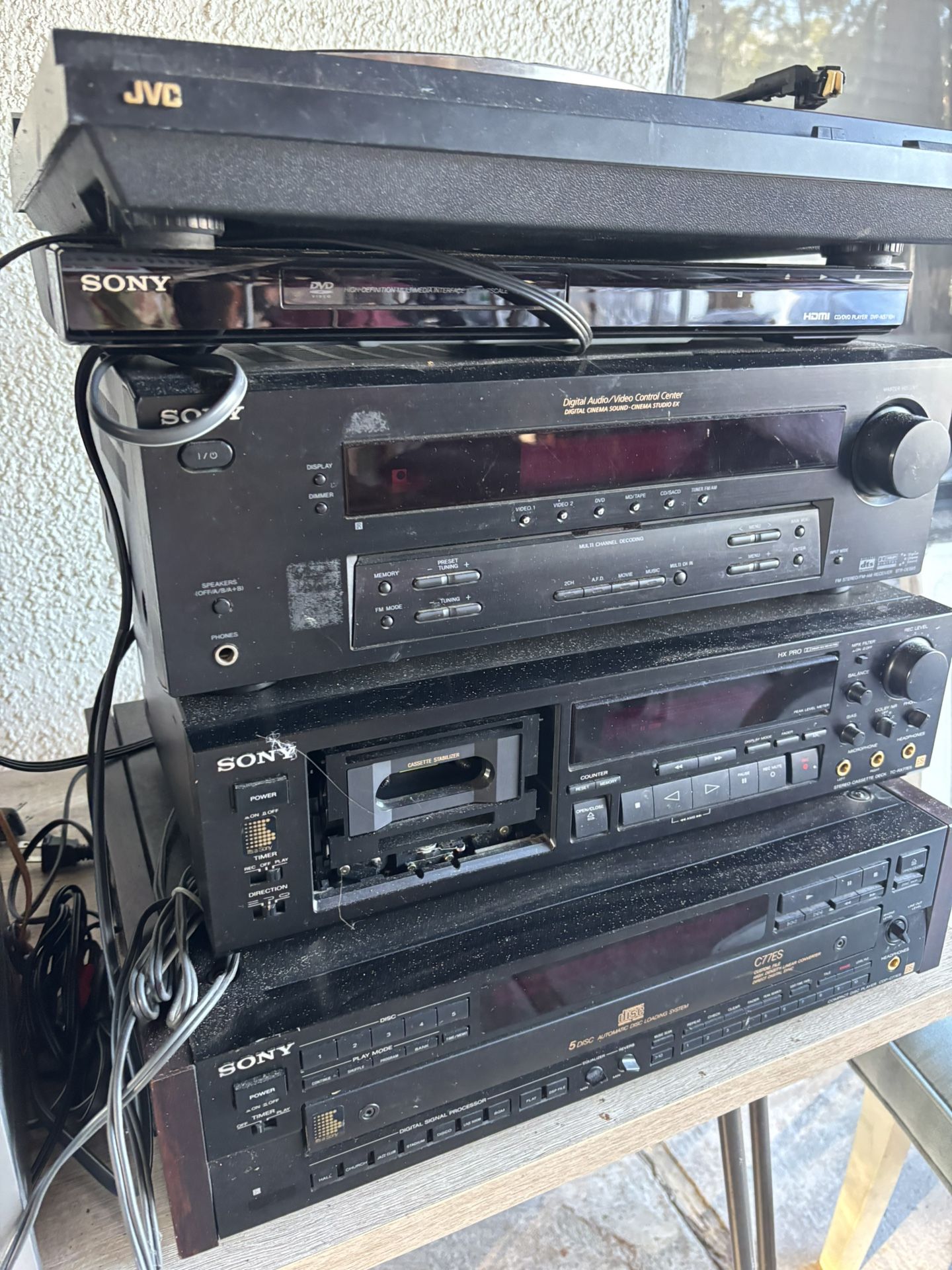 Sony/kenwood Stereo System Take All